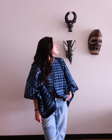 Kimono Neba Índigo - Talla Mediano